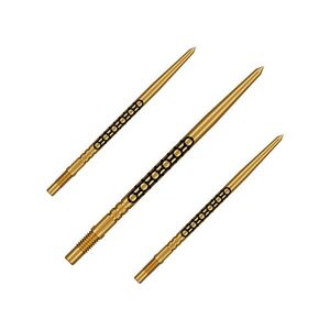 darts fémhegy Shot Turbo Point Goths arany, 40mm kép