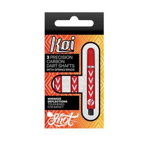 dart szár Shot Koi Carbon, piros, 48mm kép