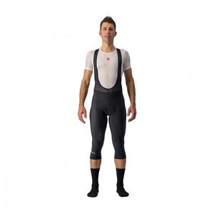 CASTELLI Rövid kerékpáros nadrág kantárral - 3/4 ENTRATA THERMAL - fekete kép