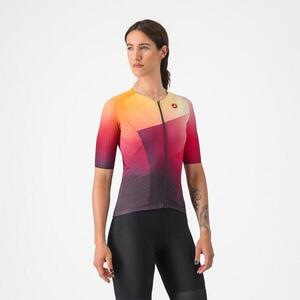 CASTELLI Rövid ujjú kerékpáros mez - FREE SPEED 3 W RACE TOP - színes kép