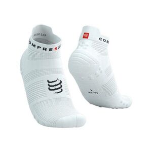 COMPRESSPORT Kerékpáros bokazokni - PRO RACING SOCKS V4.0 RUN - fehér kép