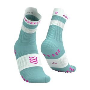 COMPRESSPORT Klasszikus kerékpáros zokni - PRO RACING SOCKS V4.0 RUN - türkiz kép