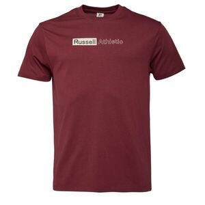 Russell Athletic CORE PLUS Férfi póló, bordó, méret XXXL kép