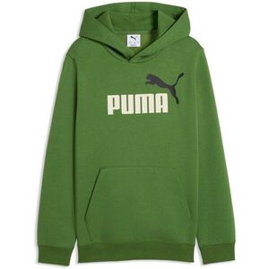 Puma ESSENTIALS 2 COLOR NO. 1 LOGO HOODIE FL B Gyerek pulóver, zöld, méret kép