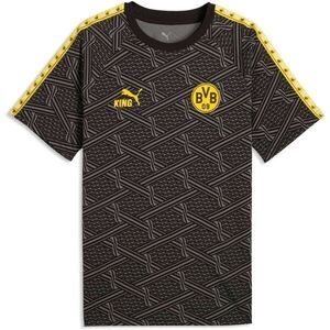 Puma BORUSSIA DRTMUND KING TEE Férfi póló, fekete, méret kép