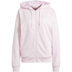 adidas W LINEAR FT FZ HD Női kapucnis pulóver, rózsaszín, méret kép