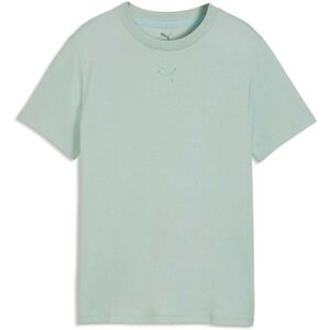 Puma ESSENTIALS CENTERED CAT LOGO TEE G Lány póló, világoszöld, méret kép