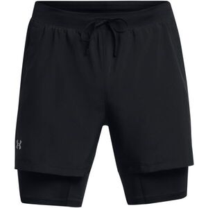 Under Armour LAUNCH 5 2-IN-1 Férfi rövidnadrág, fekete, méret L kép