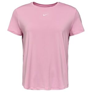 Nike ONE CLASSIC Női póló, rózsaszín, méret kép