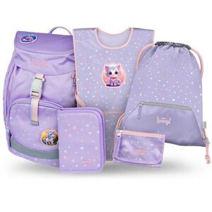 BAAGL 5 SET AIRY HORSES HEARTS II Iskolai szett, lila, méret kép