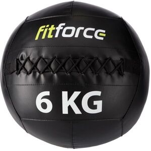 Fitforce WALL BALL 6 KG Medicinbal, fekete, méret 6 KG kép