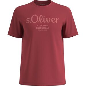 s.Oliver LOGO T-NOOS Férfi póló, bordó, méret kép