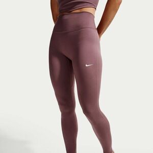 Nike ONE Női sport leggings, bordó, méret kép