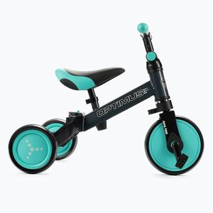 Milly Mally 3in1 Optimus pedálos kerékpár fekete/zöld 2713 (3w1 Optimus 2713) kép