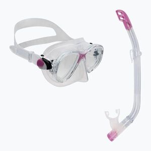 Cressi Gyermek Snorkel Set Marea Jr maszk + Snorkel Top Tiszta rózsaszín DM1000064 (Marea Junior + Top DM1000064) kép