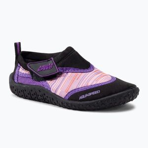 Női vízi cipő AQUA-SPEED Aqua 2A fekete-rózsaszín 673 (Aqua 2A 673) kép