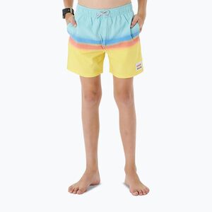 Rip Curl Surf Revival Volley gyermek rövidnadrág 46 kék/sárga 027BBO (Surf Revival Volley 027BBO) kép