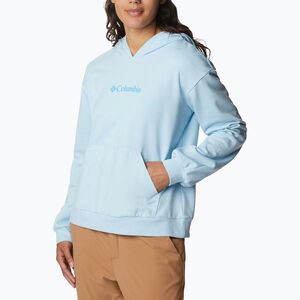 Női trekking pulóver Columbia Logo III French Terry kék 2032871490 (Logo III French Terry 2032871) kép