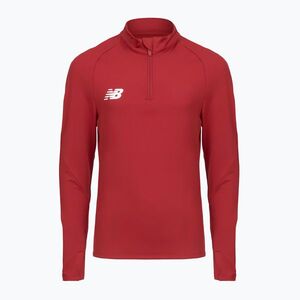 Gyermek labdarúgó pulóver New Balance Training 1/4 Zip kötött bordó NBEJT9035 (Training 1/4 Zip Knitted EJT9035RDP) kép