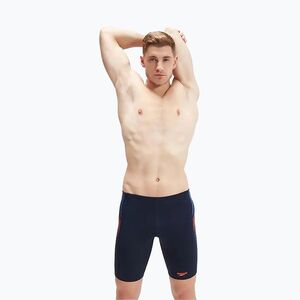 Férfi fürdőruházat Speedo Tech Panel navy/narancs (Tech Panel Jammer 8-00303415611) kép