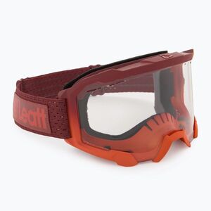 Kerékpáros szemüveg Leatt Velocity 4.0 MTB flame/clear (Velocity 4.0 MTB 8023020620) kép