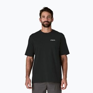 Férfi Patagonia P-6 Logo Responsibili-Tee trekking póló fekete (P-6 Logo Responsibili-Tee 38504) kép