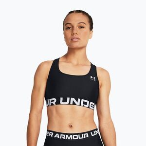 Fitness melltartó Under Armour HG Authentics Mid Branded black/white (HG Authentics Mid Branded 1383544-001) kép