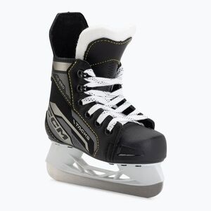 CCM Tacks AS-550 YTH fekete gyermek hokikorcsolya (Tacks AS-550 YTH SKAS550) kép