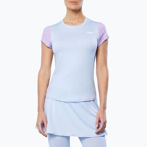 Női teniszpóló Mizuno Charge Printed Tee halogen blue (Charge Printed Tee 62GAB20116) kép