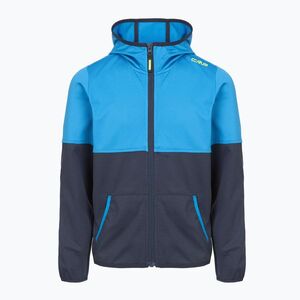 gyermek pulóverCMP Fix Hood b.blue/river/lime (33D7944 Fix Hood 33D7944/21NR) kép