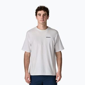 Férfi trekking póló Patagonia P-6 Logo Responsibili-Tee white (P-6 Logo Responsibili-Tee 38504) kép