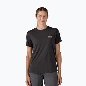 Női póló Patagonia Cap Cool Merino Blend Graphic Shirt heritage header/black (Cap Cool Merino Blend Graphic Shirt 44595) kép