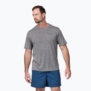 Férfi póló Patagonia Cap Cool Daily Graphic Shirt Waters boardshort logo abalone blue/grey (Cap Cool Daily Graphic Shirt Waters 45355) kép