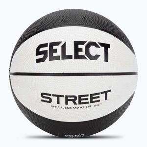 Gyermek kosárlabda SELECT Basketball Street v23 fehér/fekete 7-es méret (Basketball Street v23 410002) kép