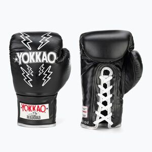 Férfi bokszkesztyűk YOKKAO Stadium Lace Up fekete (Stadium Lace Up FYGL-77-1L) kép