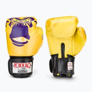 Férfi boxkesztyű YOKKAO Primate sárga (Primate FYGL-79-21) kép