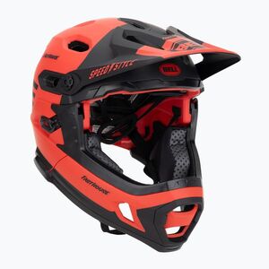 Bell kerékpáros sisak FF Super DH MIPS Spherical fasthouse matt fényes piros/fekete (FF Super DH MIPS Spherical BEL-7113174) kép
