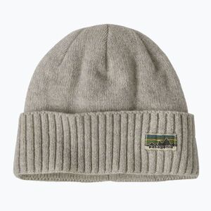 Patagonia téli sapka Brodeo Beanie og legacy label/crisp szürke (Brodeo Beanie 29206) kép