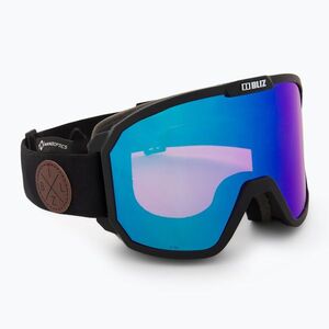 Síszemüveg Bliz Rave Nano Optics Nordic Light matt black/violet blue multi (Rave Nano Optics Nordic Light 0ZG8002-03 00) kép