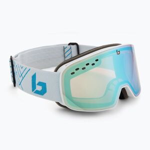 Síszemüveg Bollé Nevada Small white metalic blue matte/azure (Nevada Small 22038) kép