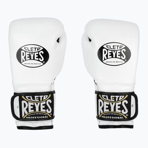 Boxkesztyű Cleto Reyes Velcro Sparring white/black (Velcro Sparring CE612BN) kép