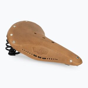 Kerékpár nyereg Brooks England Flyer Softened dark tan (Flyer Softened BRS-B396HPLA07210) kép