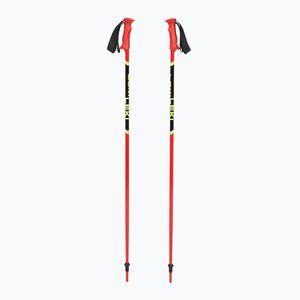 Gyerek síbot LEKI Racing bright red/ black/ neon yellow (Racing Kids 65344301) kép