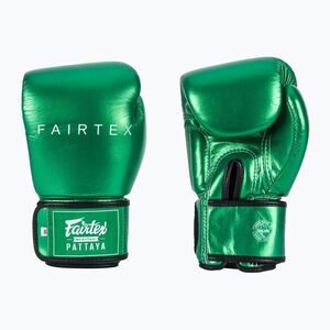 Boxkesztyű Fairtex Metallic Boxing green (Metallic Boxing BGV22-GN) kép