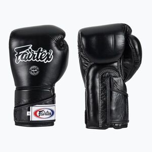 Fairtex stílusos szögletes sparring boxkesztyű - Locked Thumb fekete (Stylish Angular Sparring BGV6-BK) kép