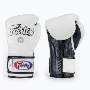Boxkesztyű Fairtex Heavy Hitter's Mexican Style white/blue (Heavy Hitter's Mexican Style BGV9-WH/BU) kép