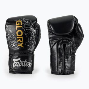 Boxkesztyű Fairtex Glory Kickboxing Competition Training Boxing black/silver (Glory Kickboxing Competition Training Boxing BGVG3-BK/SV) kép