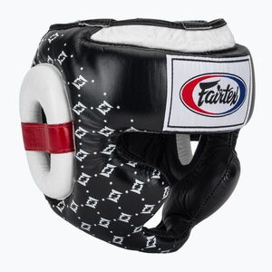 Box fejvédő Fairtex Super Sparring black/white (Super Sparring HG10-BK-WH) kép