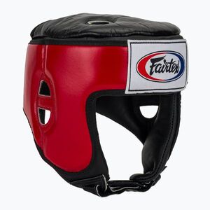 Sisak ochronny Fairtex Muay Thai & Kickboxing Competition red (Muay Thai & Kickboxing Competition HG9-RD) kép
