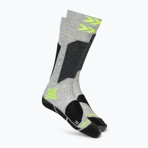Gyerek sízokni X-Socks Ski Discover Otc rhino grey/canary (Ski Discover Otc WYDDW24J) kép